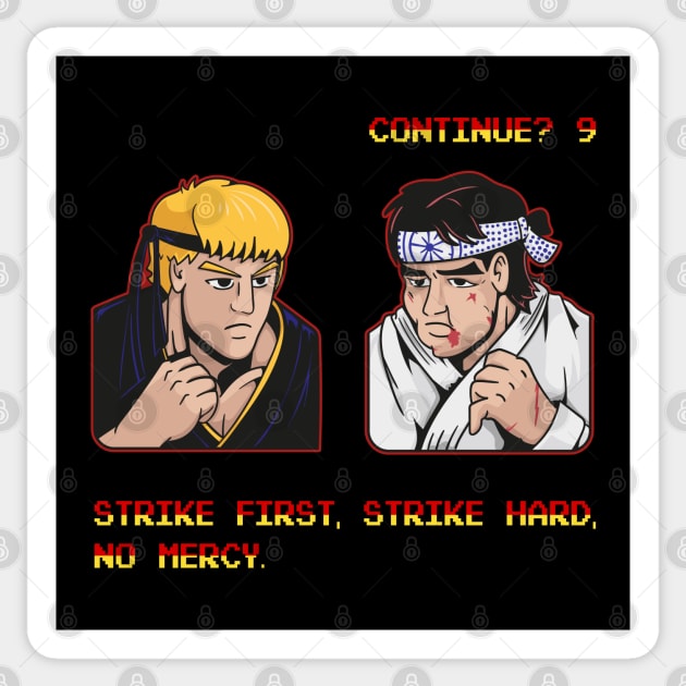 street fighter Sticker by PaperHead